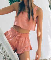 Montce - Square Neck Crop Top