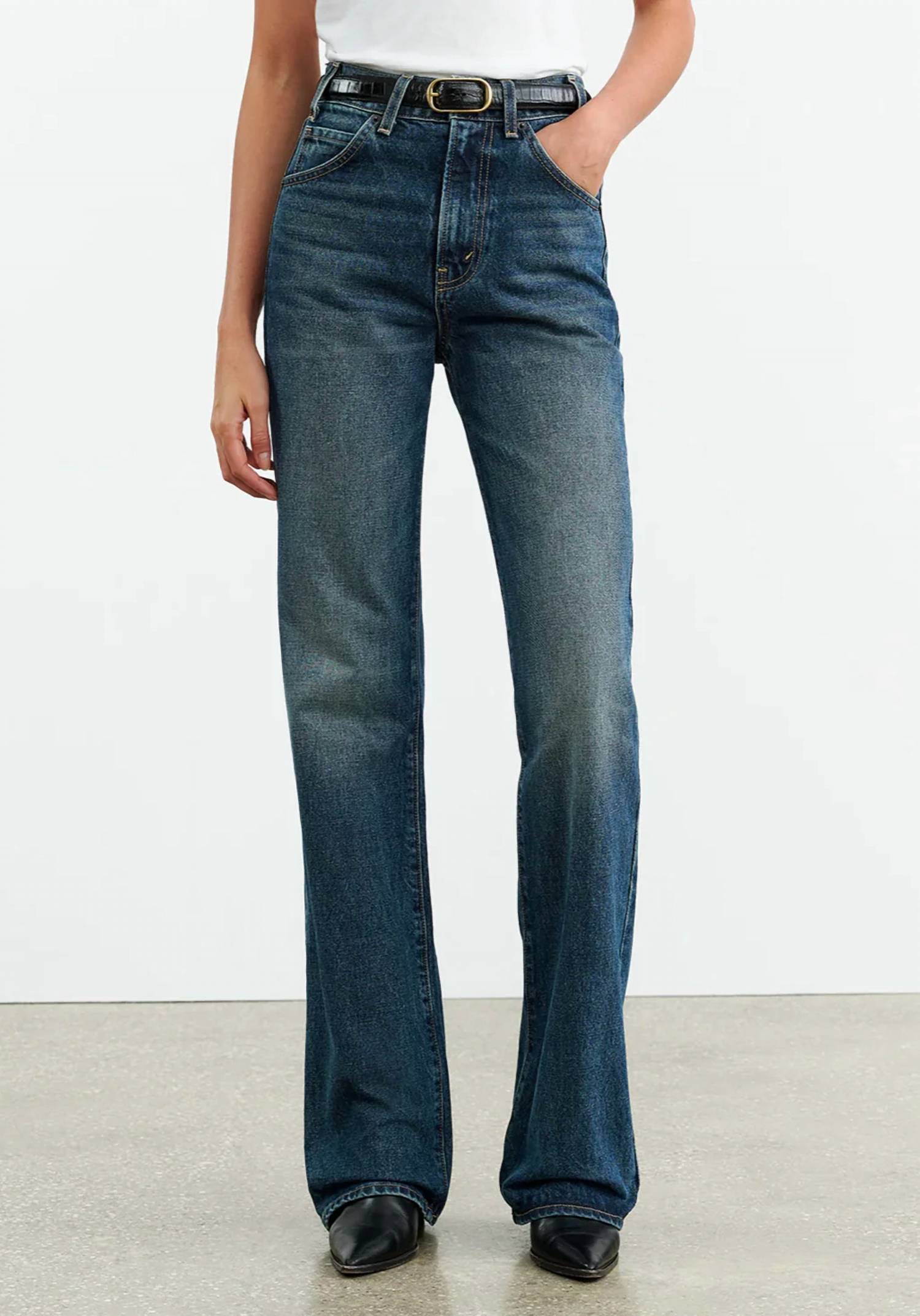 Nili Lotan - Joan High-rise Straight Leg Jean