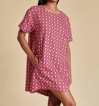 Stewart Simmons - Bama GameDay Twill A-Line Dress