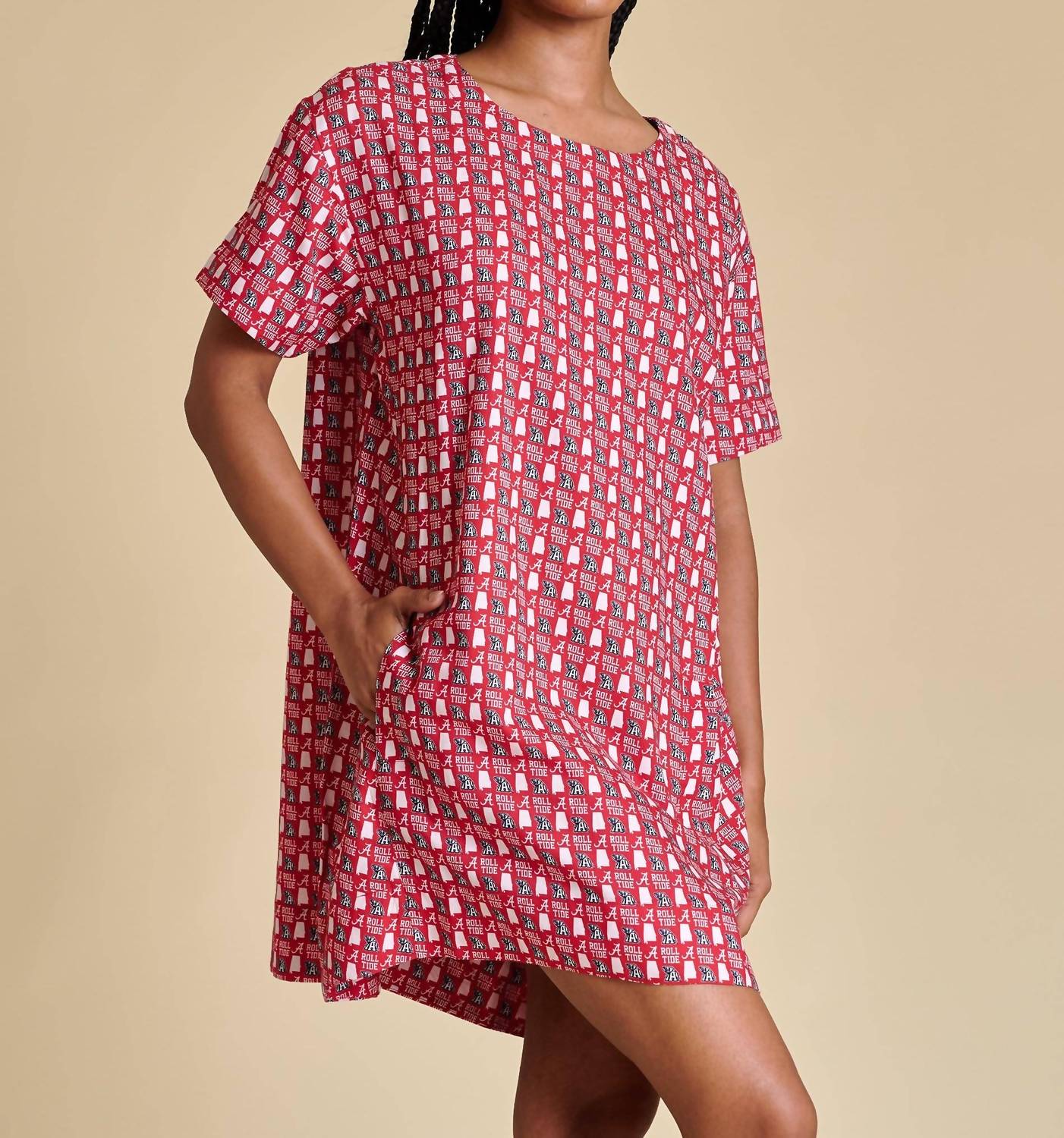 Stewart Simmons - Bama GameDay Twill A-Line Dress