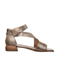 Antelope Women's Leigh Low Block Heel Gladiator Sandals in gold - women's sandal