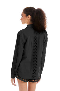 Allison - Eyelet Nina Long Sleeve Shirt