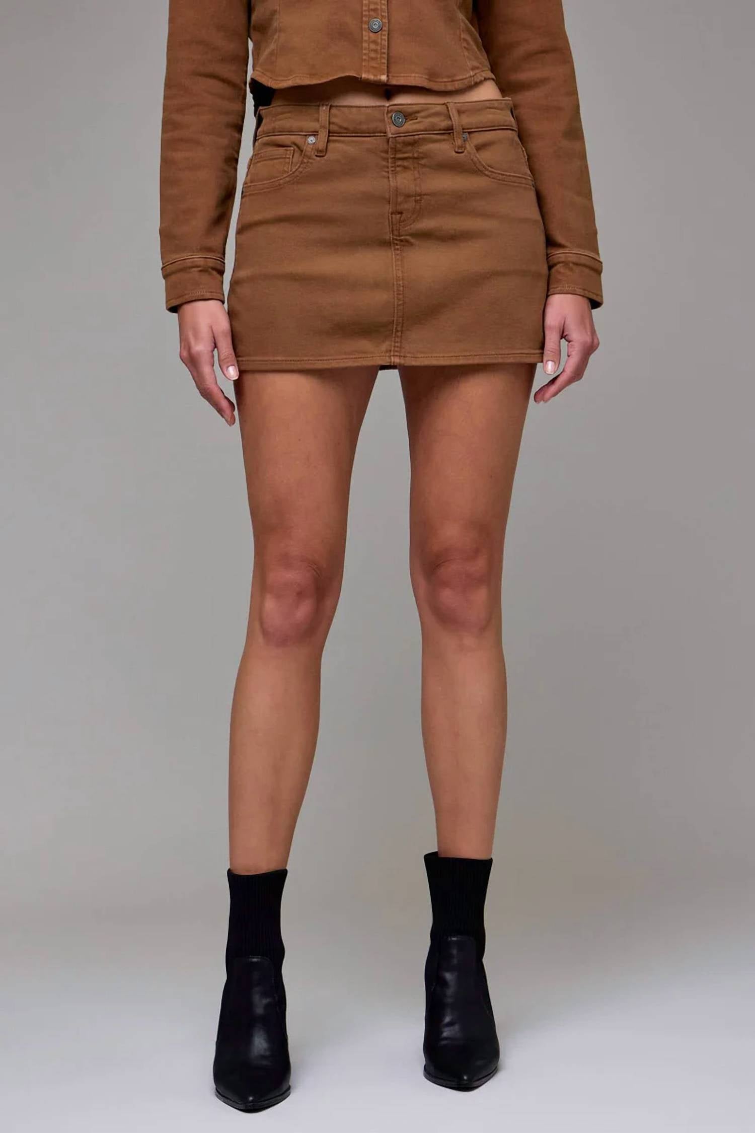 Hidden - Tawny Micro Mini Skirt