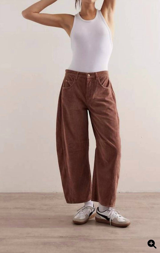 Free People - Good Luck Cord Barrel Leg Jeans