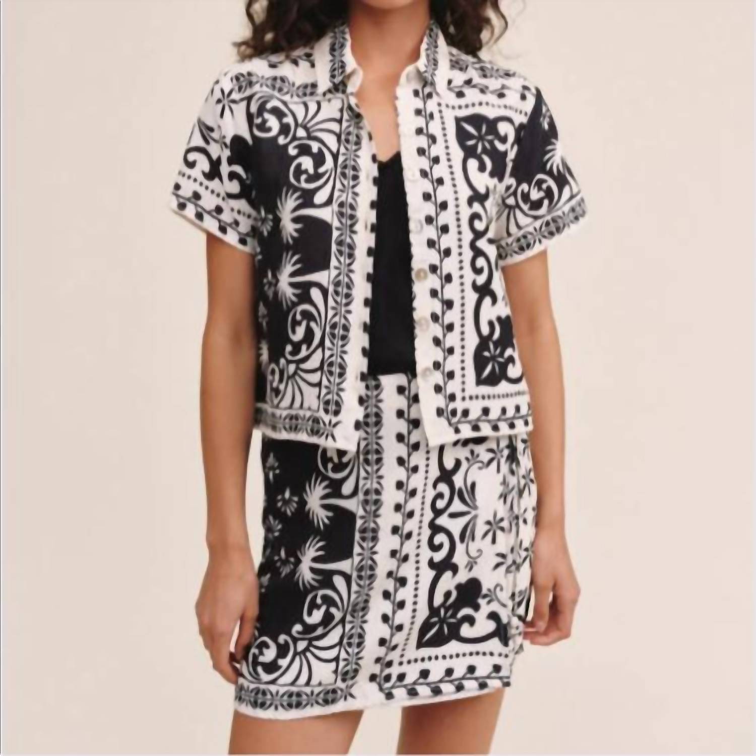 Bella Dahl - Short Sleeve Camp Shirt