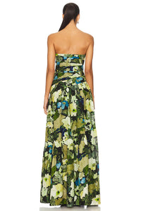 Shona Joy - Weyes Strapless Tiered Maxi Dress