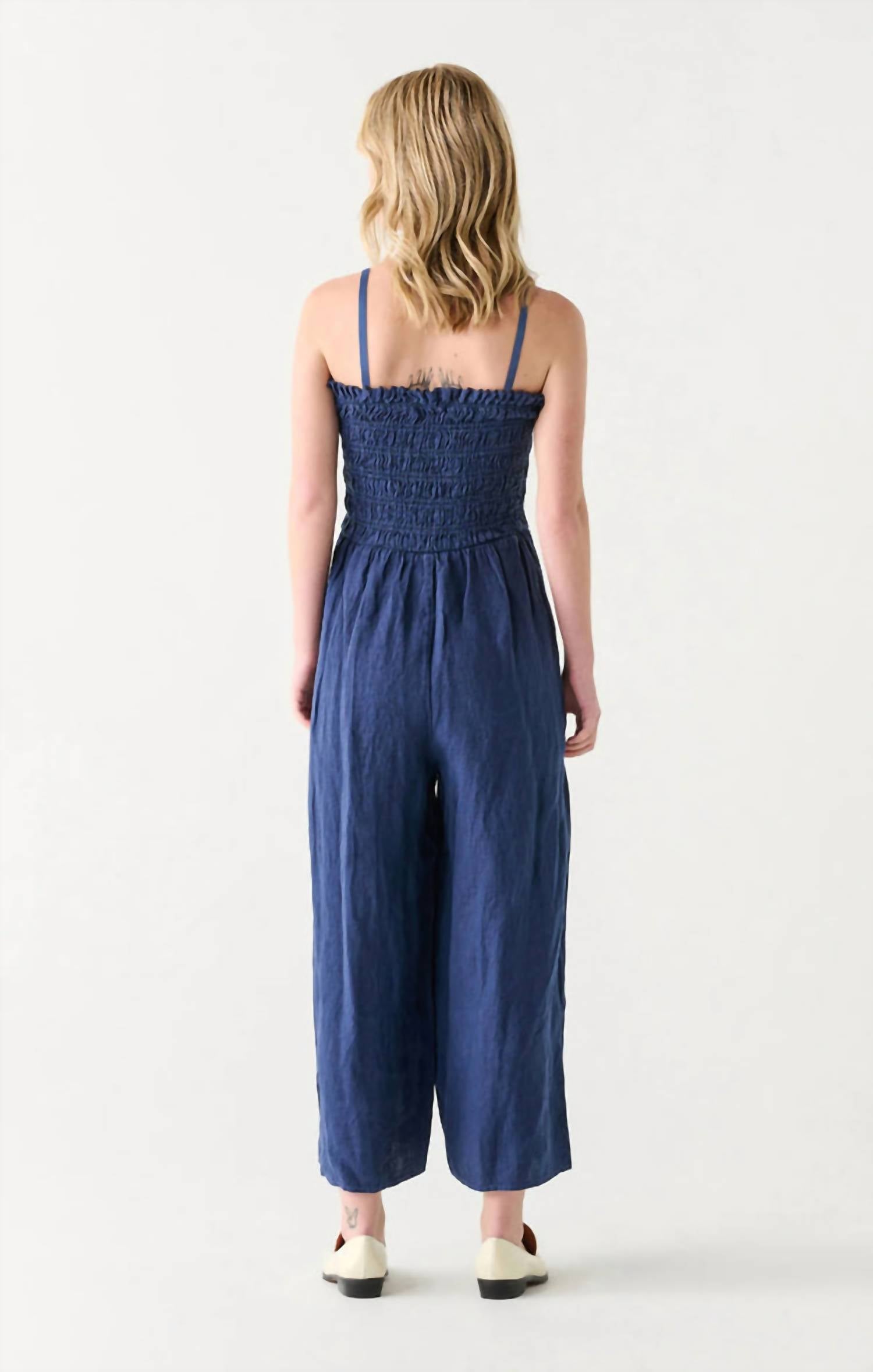 Dex Clothing - Smocked Jumpsuit