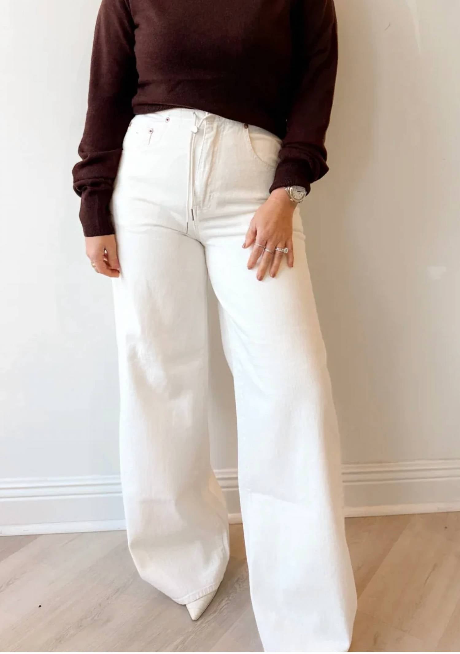 Daze - Madison Mid Rise Wide Leg Jeans