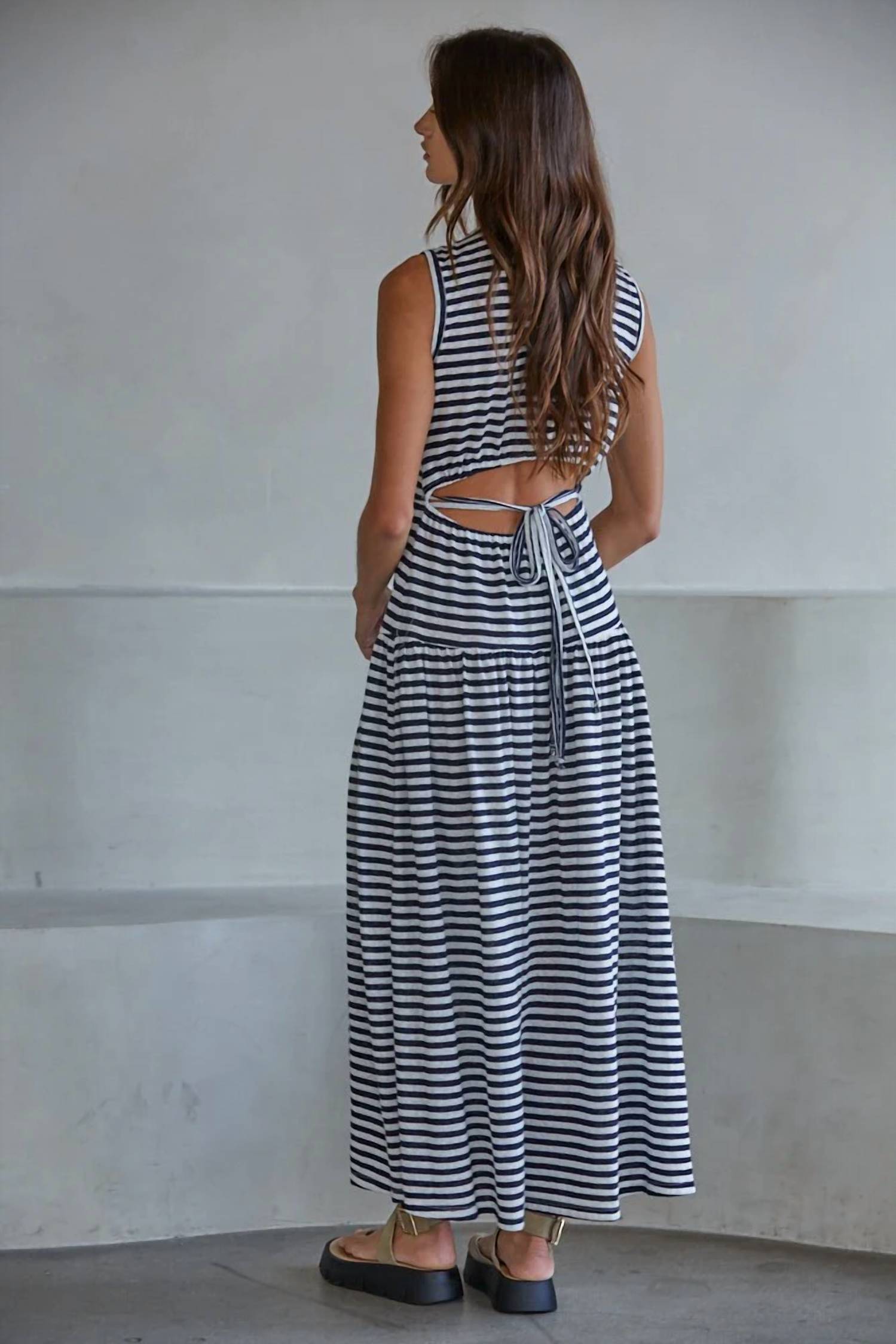 By Together - Sutton Striped Maxi Dress