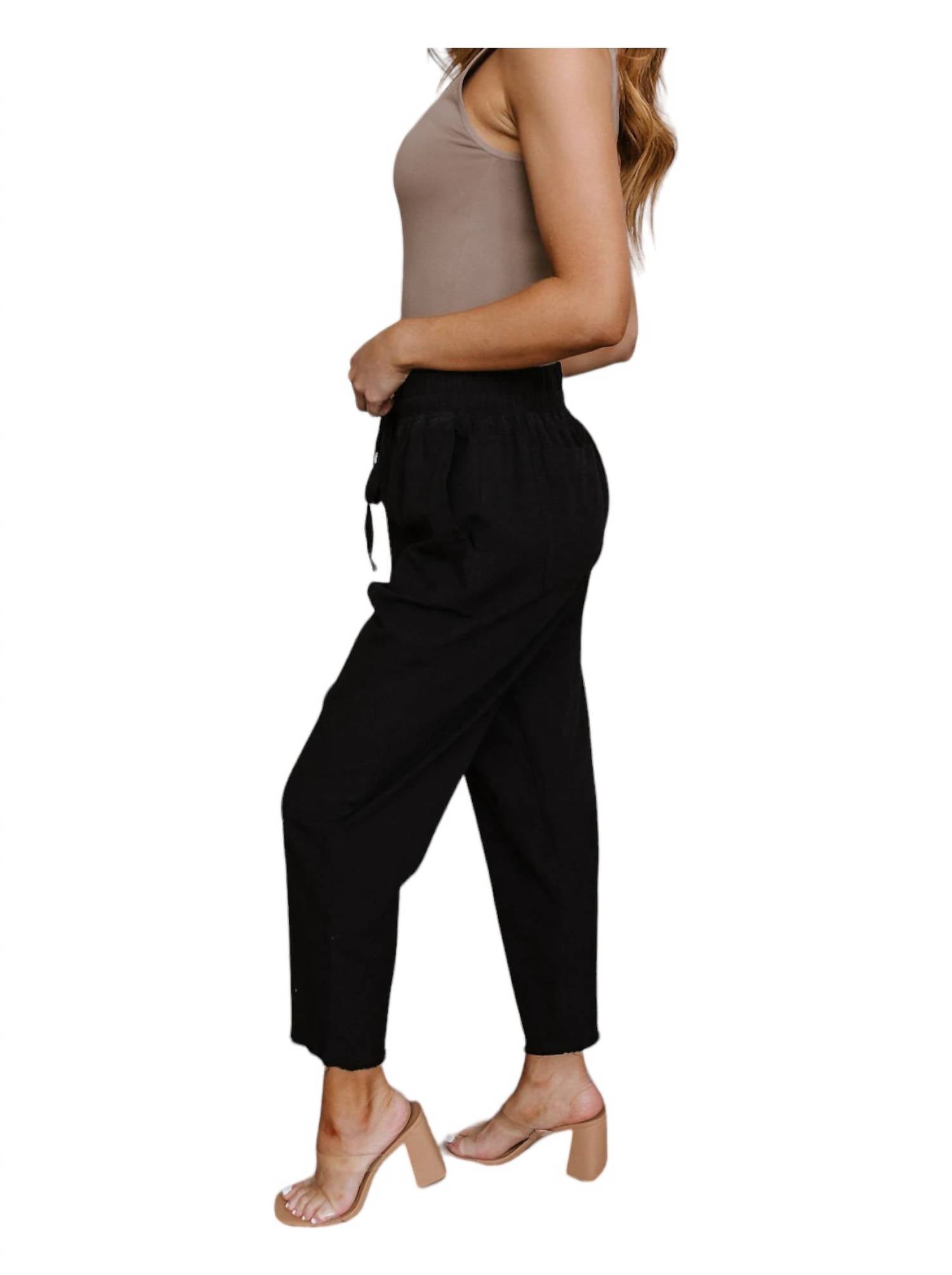 Cotton Bleu - Love Me Dearly High Waisted Pants