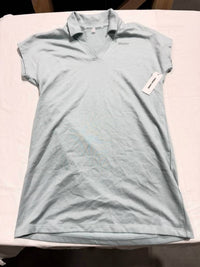 Dkny - Women's Studded Logo Collared V-neck T-shirt Dress