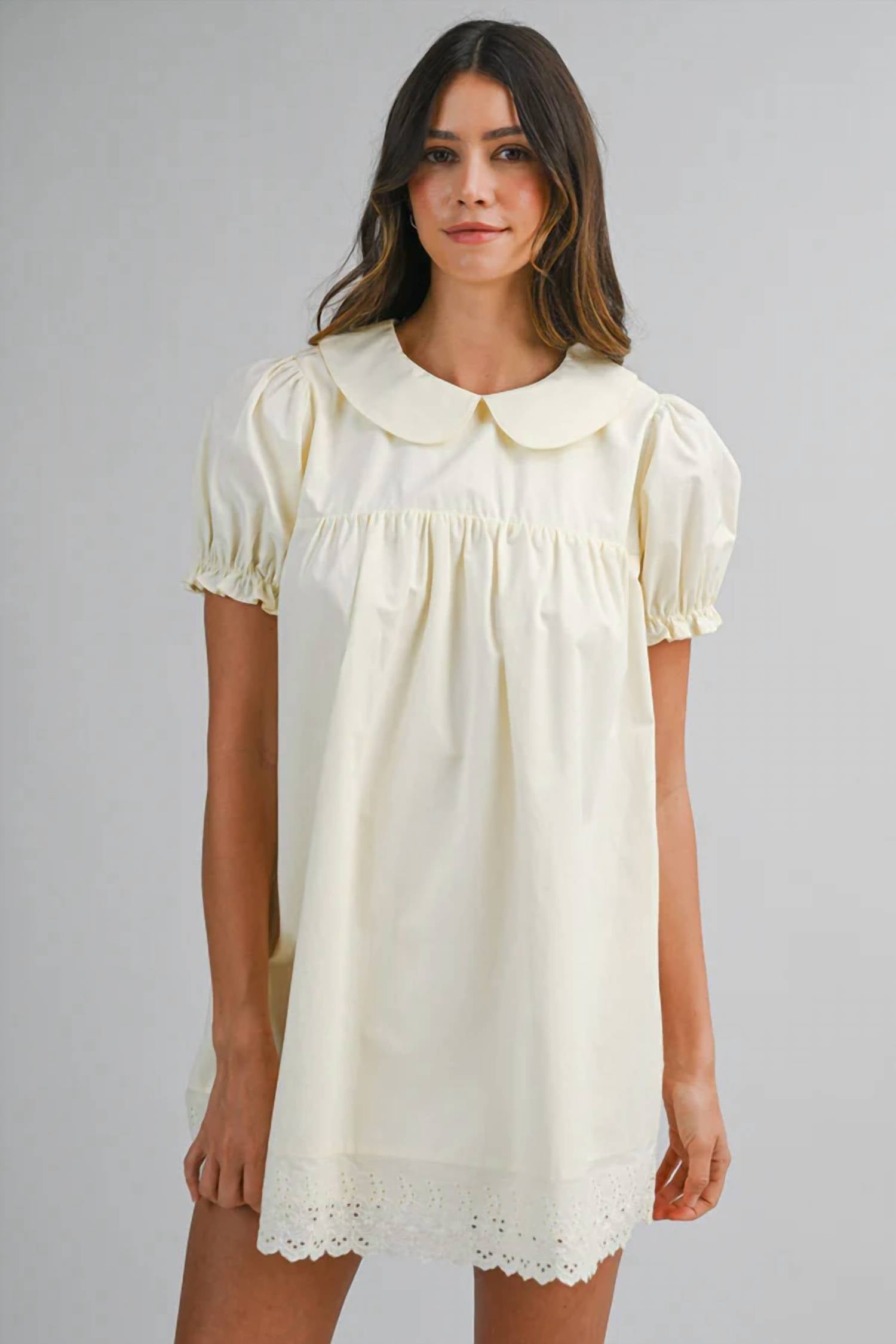 Mable - Sweet Buttercup Mini Dress