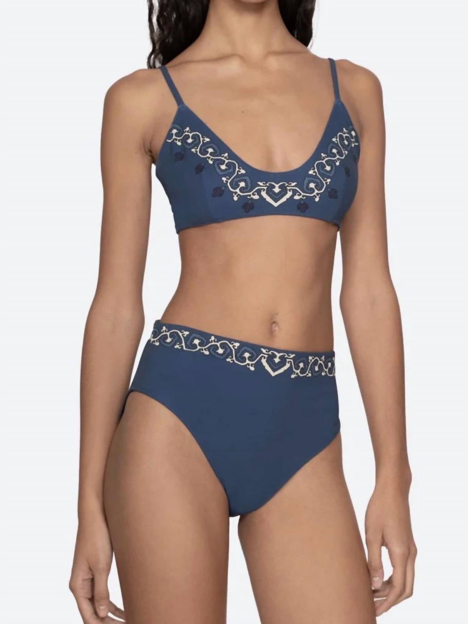 Sea - Blaise Print Bikini Top