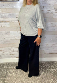 Democracy - Three Quarter Dolman Knit Top