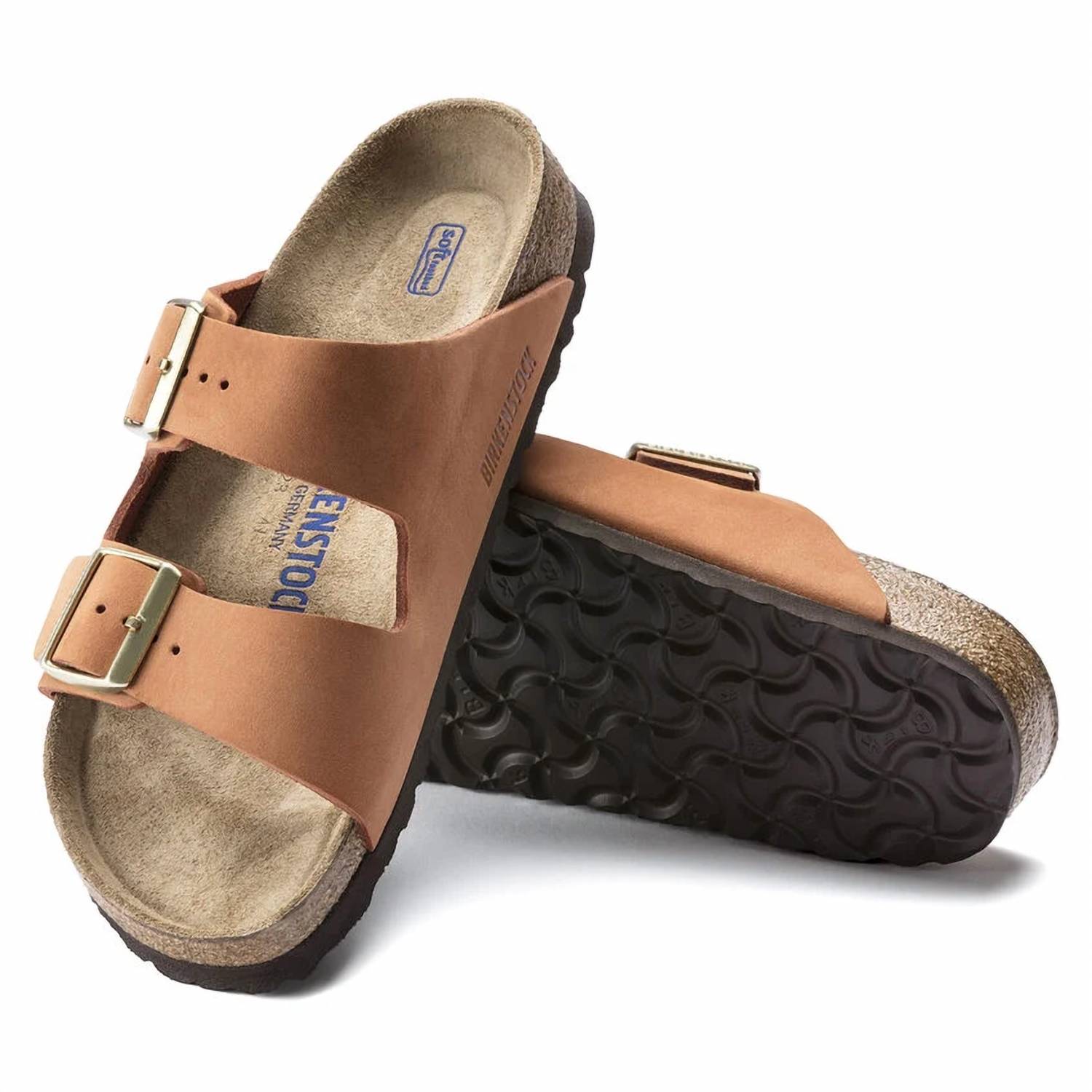Birkenstock - Unisex Arizona Nubuck Soft Footbed Sandal