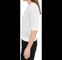 Nic + Zoe - Mesh Polo Sweater