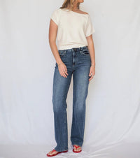 Just Black Denim - Longer Length Straight Jeans
