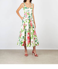 Saloni - Sabrina Fitted Bodice Dress