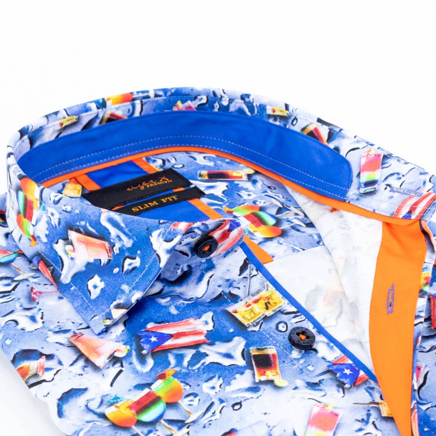 Eight X - Men's La Hora Feliz Button Down Shirt
