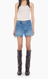 Mother - The Main Course Fray Denim Shorts