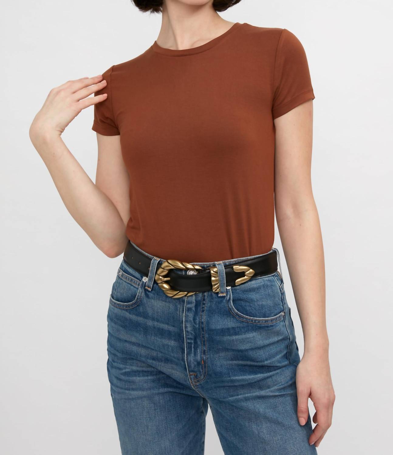 L'Agence - Ressi Crewneck Tee