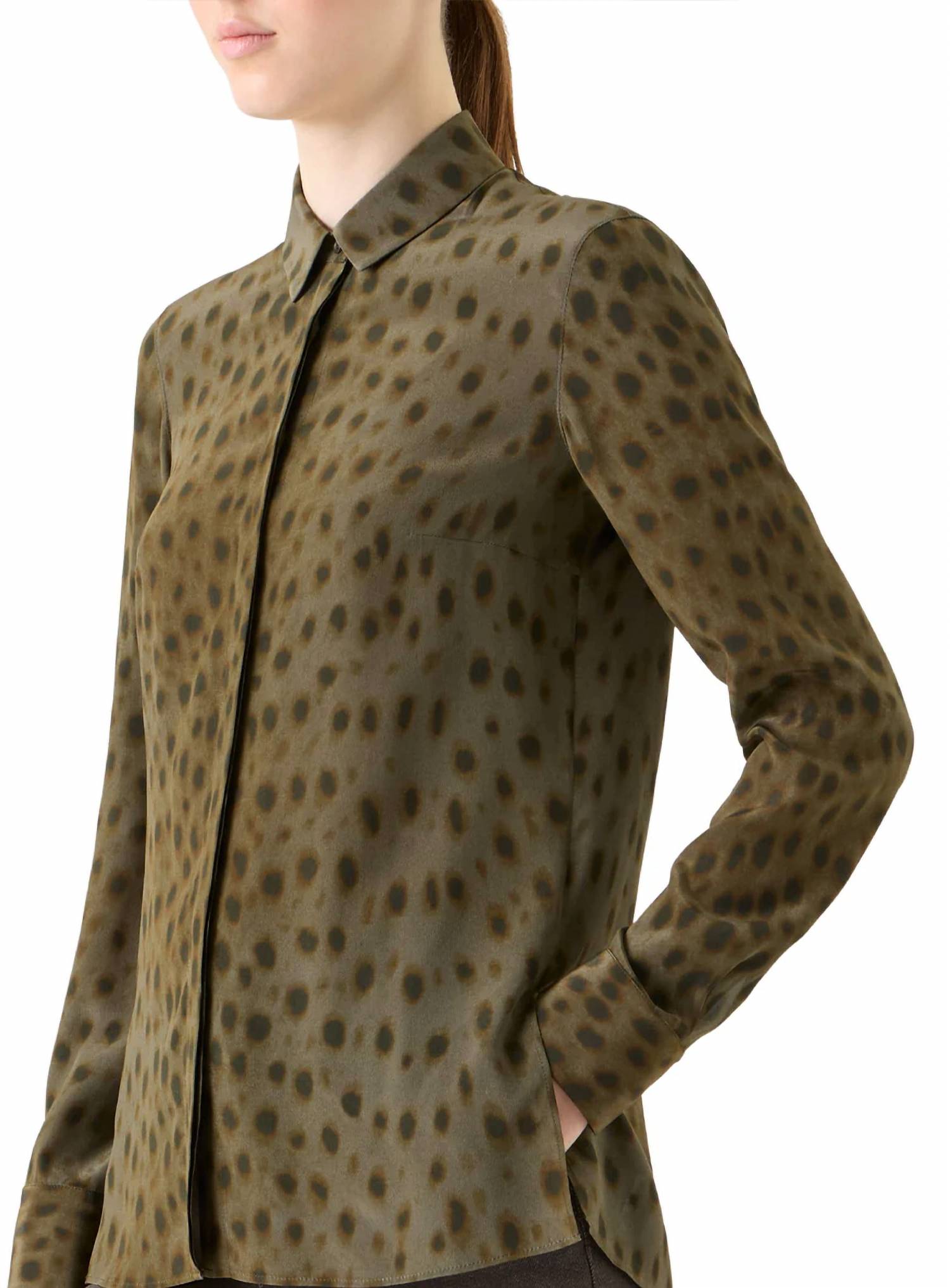 Akris Punto - Leopard Print Blouse
