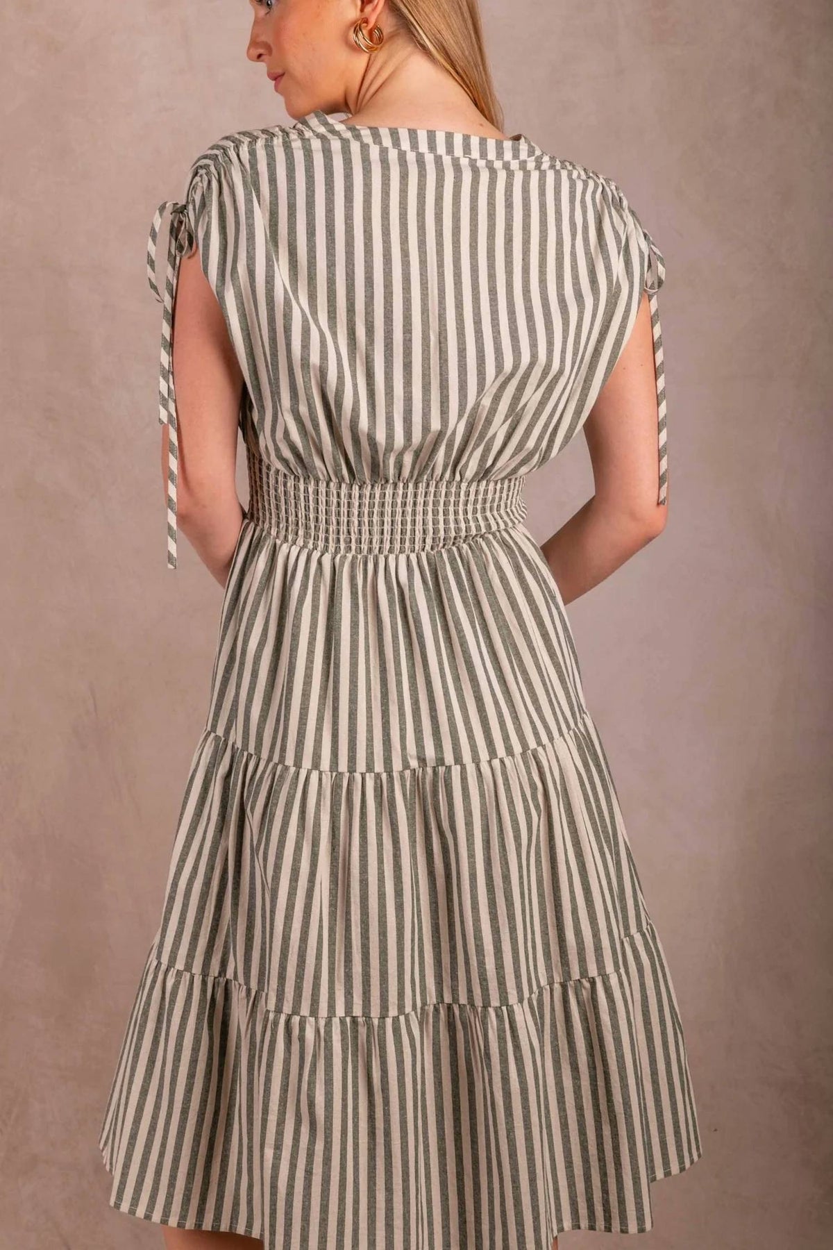 Before You Collection - SMOCKED MIDI DRESS