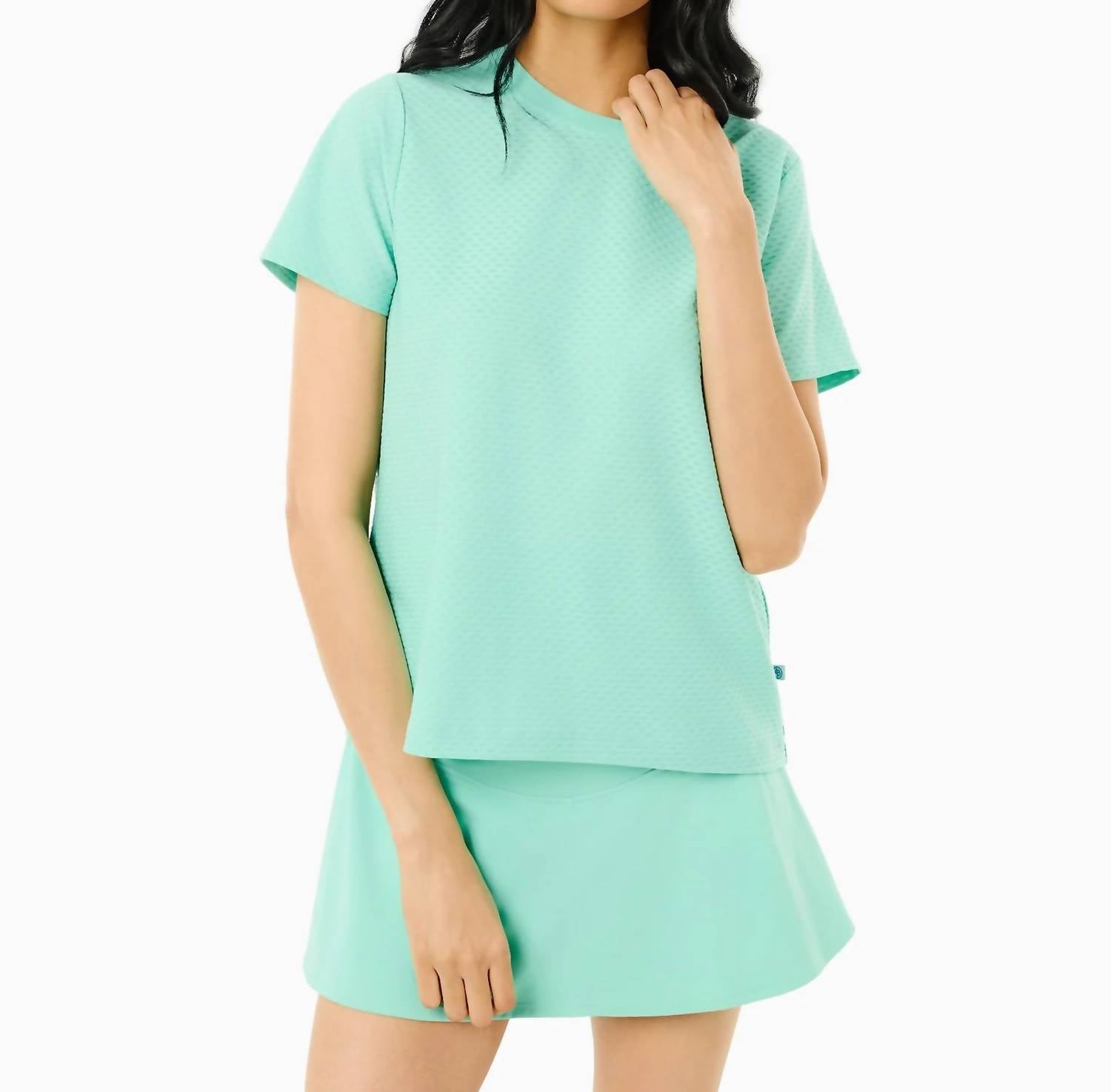 Addison Bay - Active Mesh Walnut Short Sleeve Tee