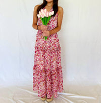 Joy Joy - Kira Floral Print Maxi Dress