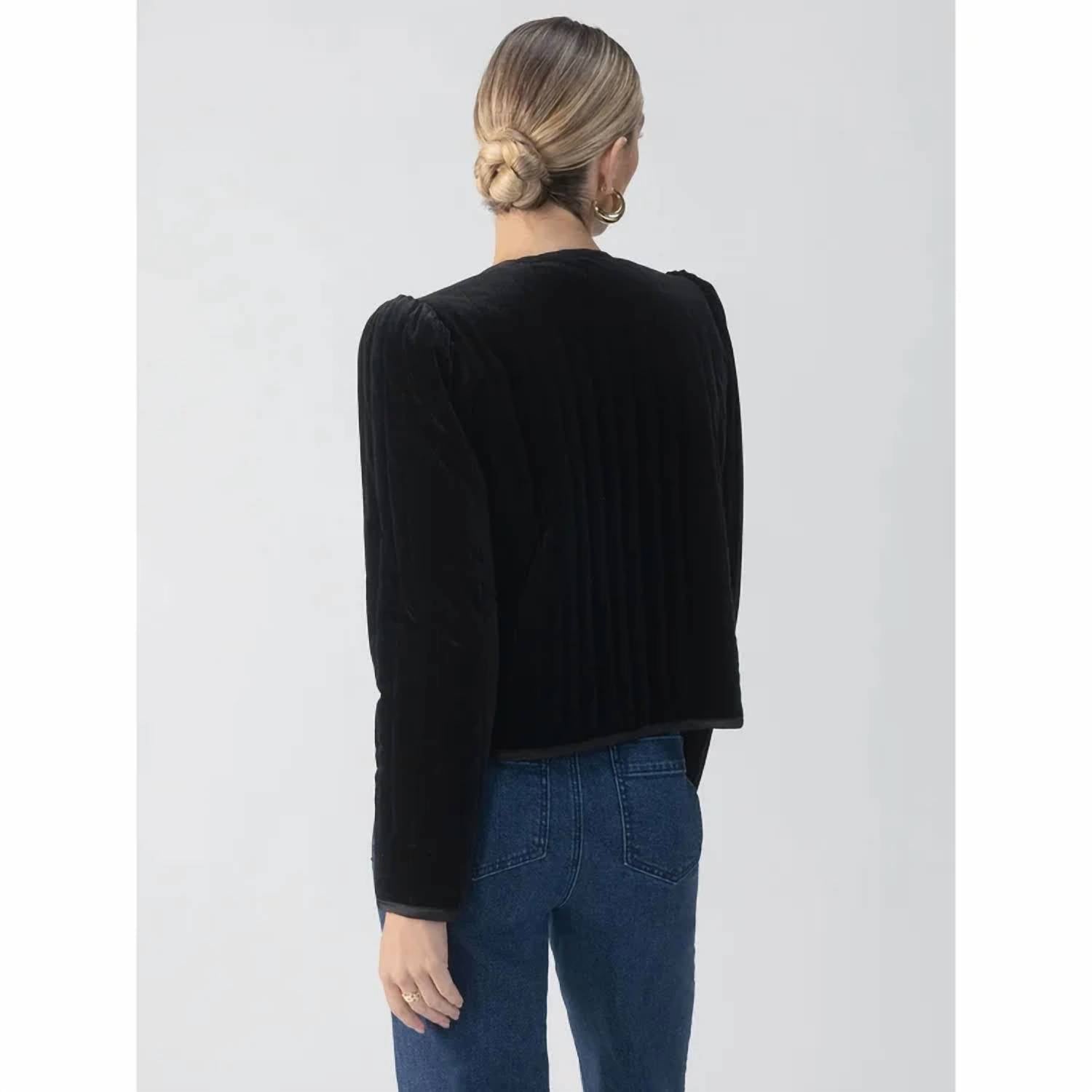 Sanctuary - Quilted Velvet Jacket
