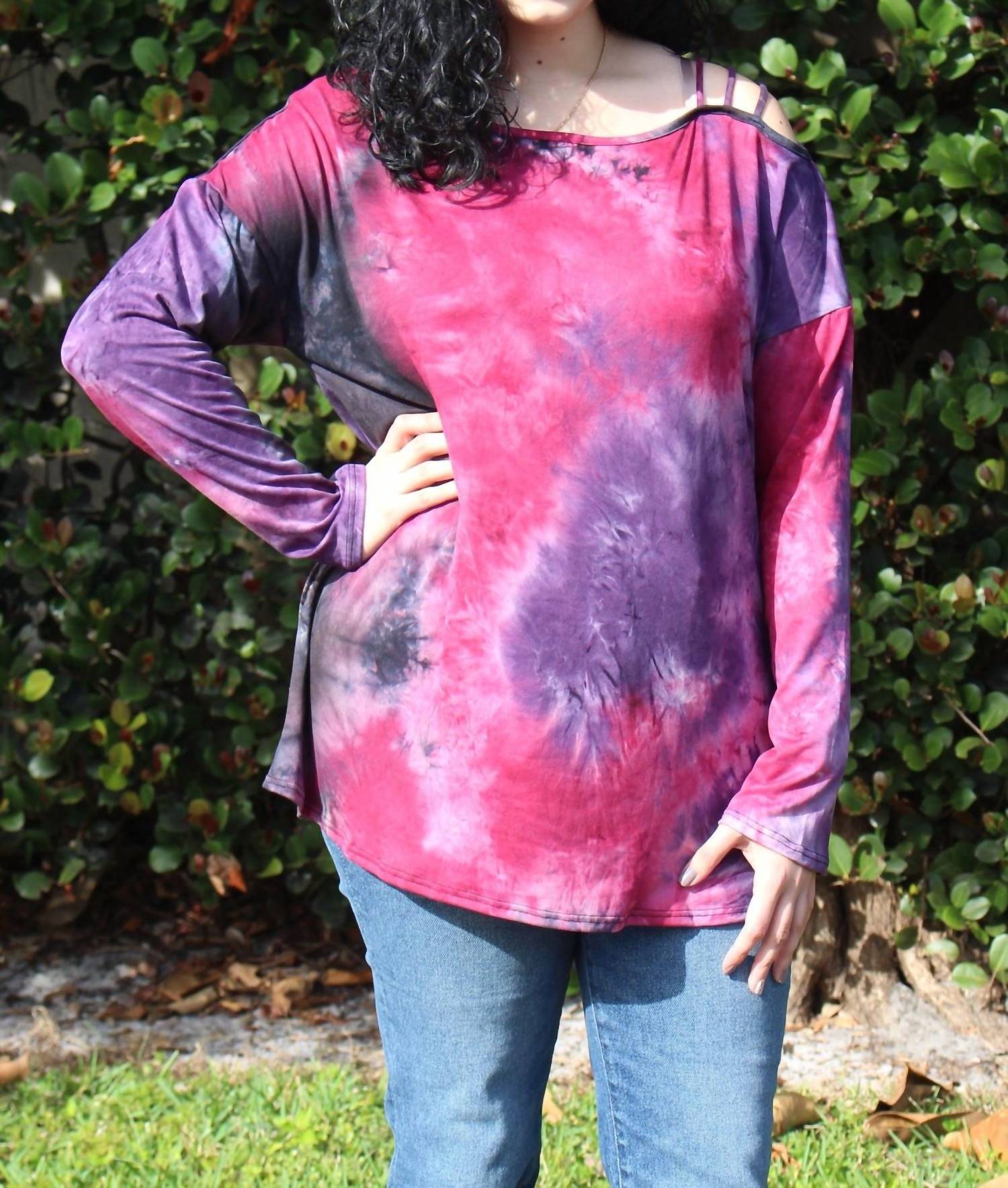 Blumin - Tie Dye Strappy Top - Plus