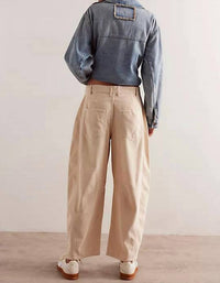 Free People - Good Luck Mid-rise Cord Barrel Jean