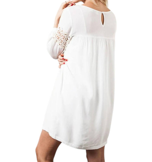 Kori - Peak Of Lace Baby Doll Dress