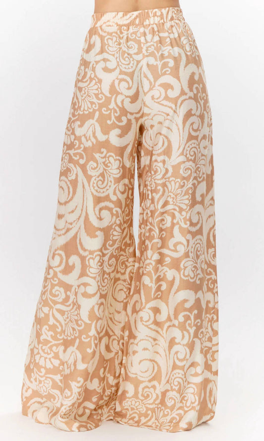 Greylin - Demi Print Wide Leg Pull Over Pants