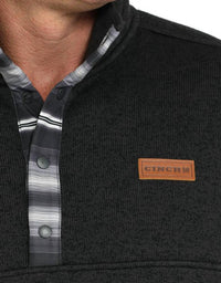 Cinch - 1/4 Snap Sweater Knit Pullover Sweater