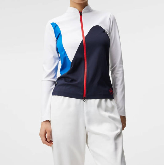 J.Lindeberg - SWIRL FULL ZIP MID LAYER