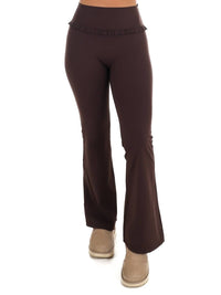 Kimberly C - Stay Sweet Ruffle High Waist Flare Pants