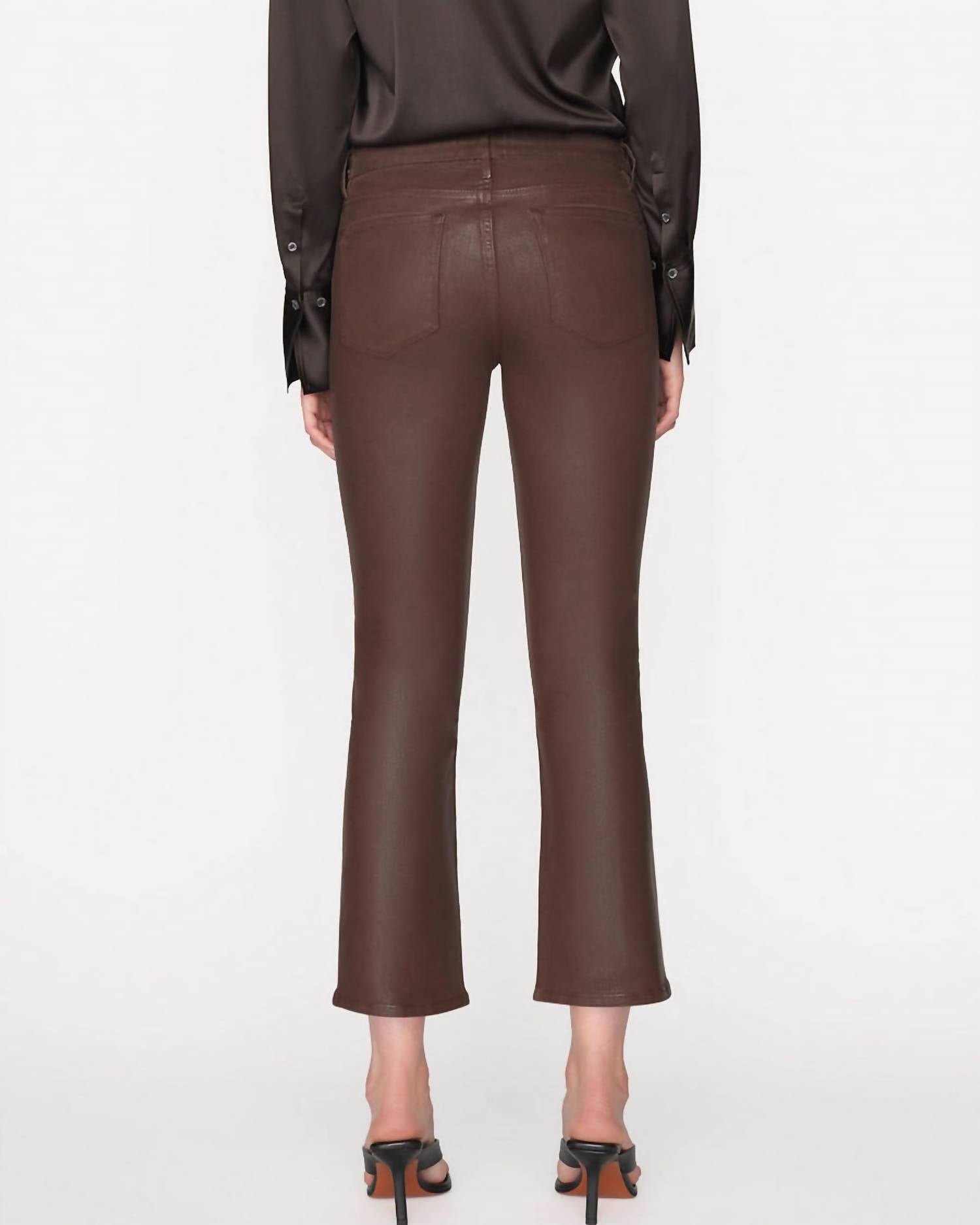 Frame - Le Crop Mini Boot Coated Jeans