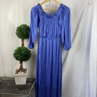 Bcbgmaxazria - Thee Quarter Sleeve Ruffle Midi Dress