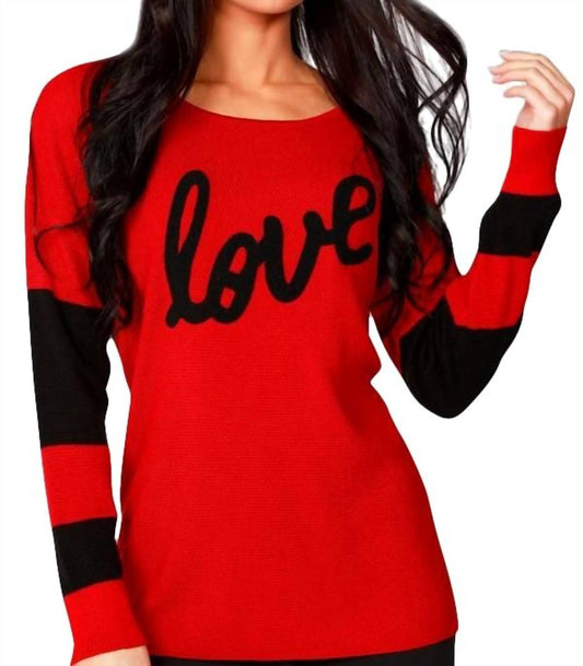 Love Scoop Neck Pullover