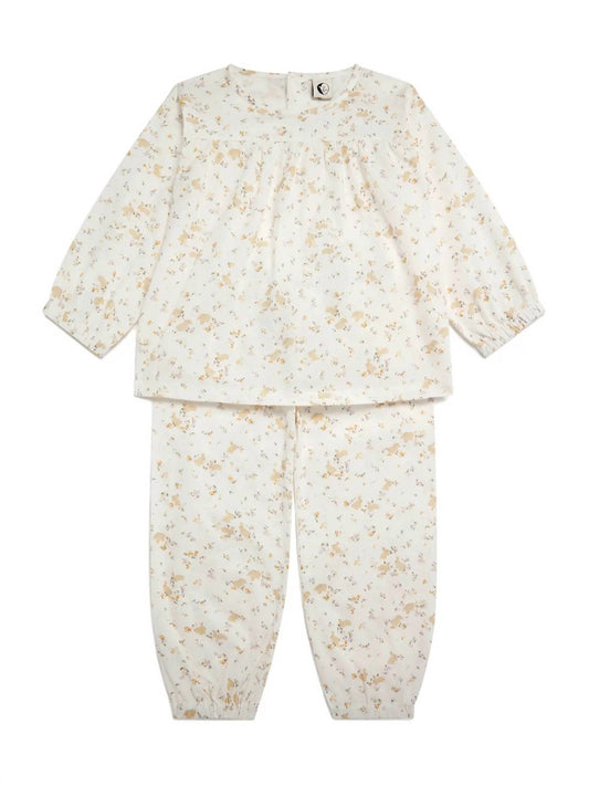 Sleepy Doe - Kids Bunny Floral Pajamas Set