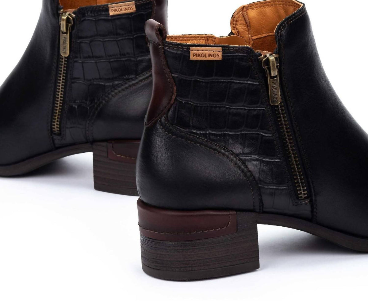 Pikolinos - Women's Malaga Heeled Ankle Boots With Zip