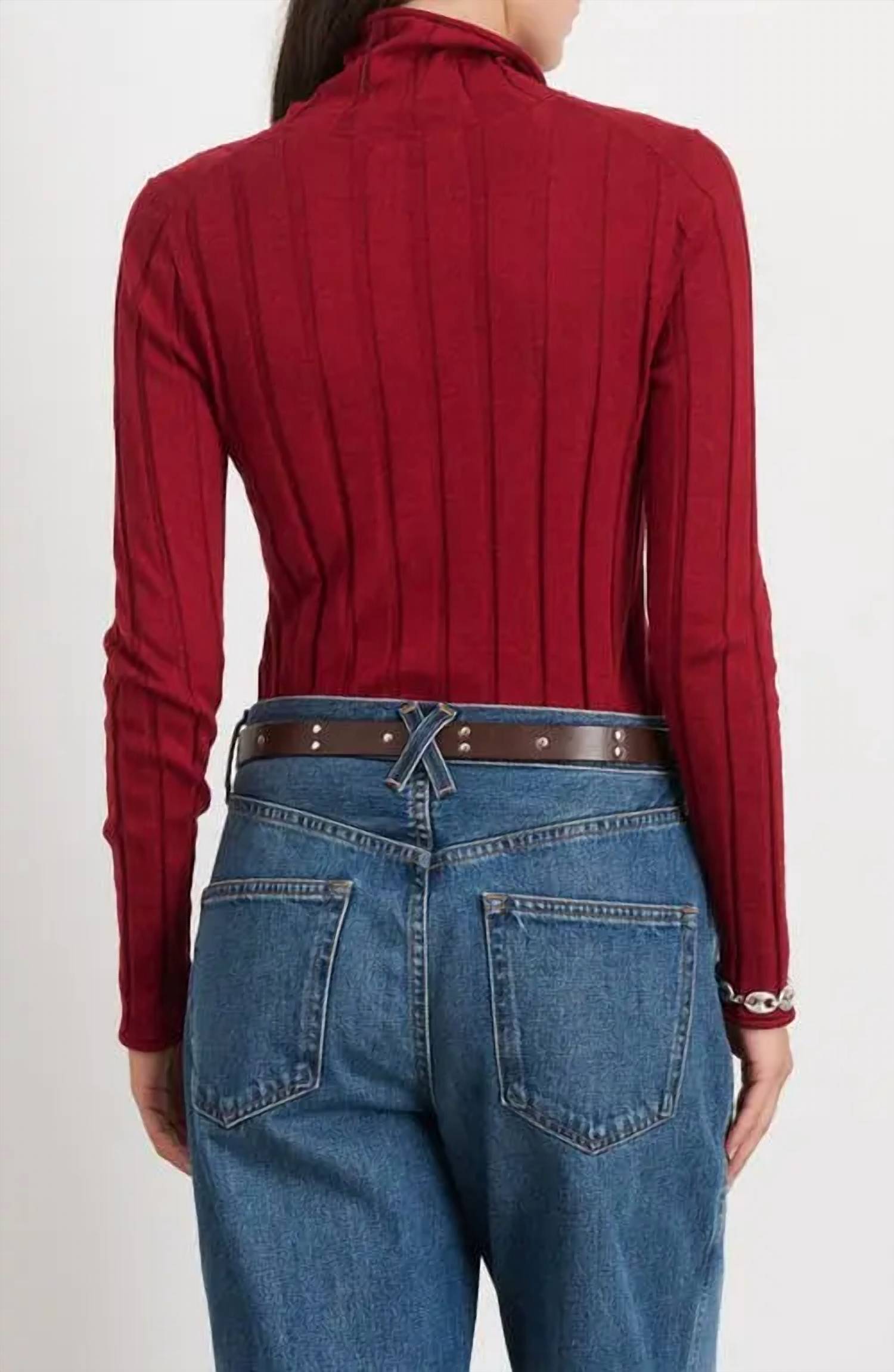 Alex Mill - Ellie Ribbed Turtleneck Knit Top