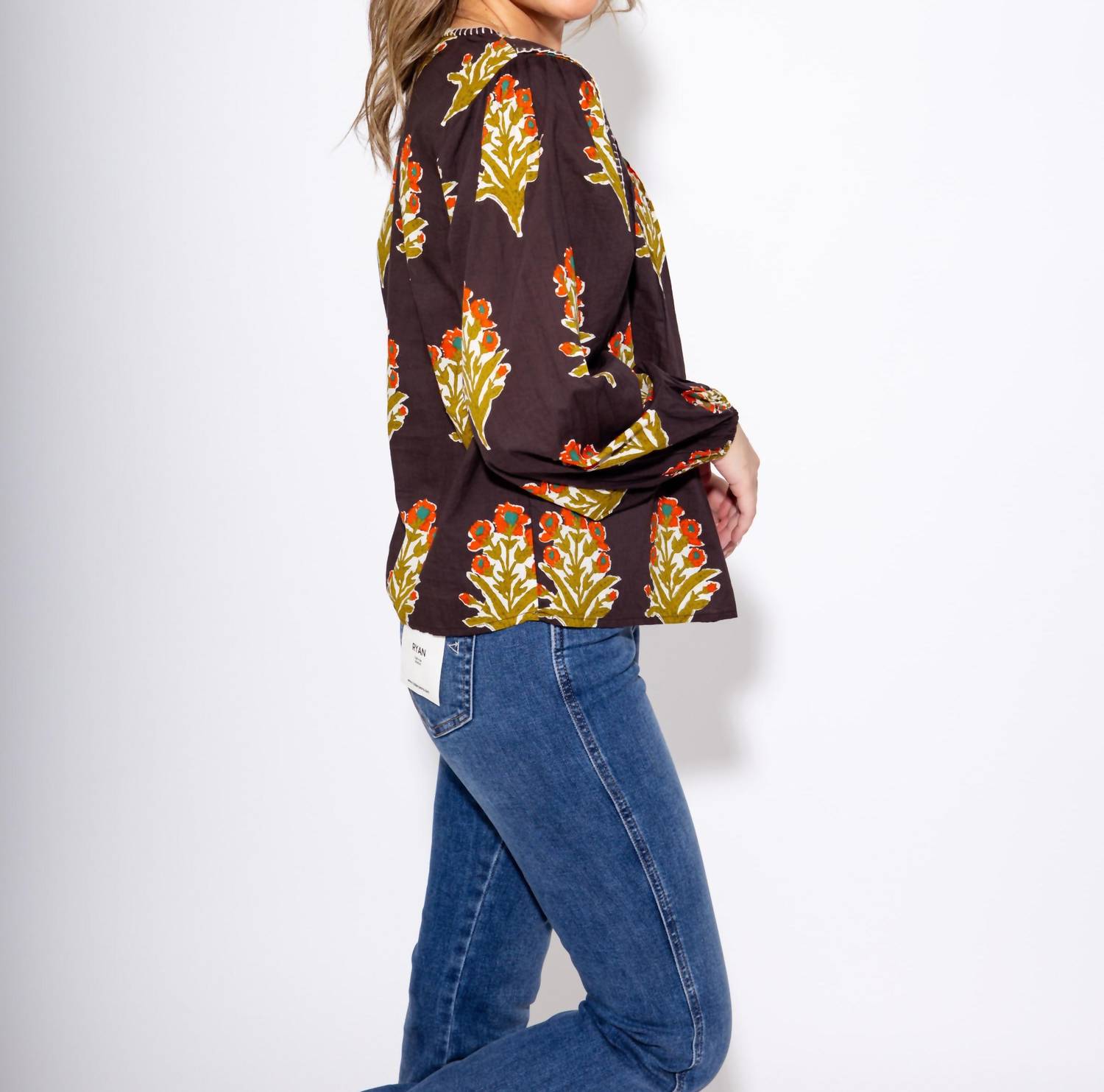 Thml - Petal Pop V-Neck Top
