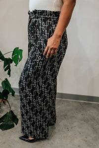 Ina Fashion - Amy Geo Print Pants