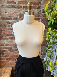LNA Ribbed Double Layer Tank in bone 1 - women's tank top - view 4