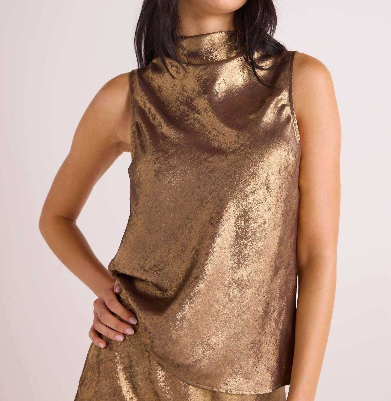 Bella Dahl - Cowl Neck Bias Top