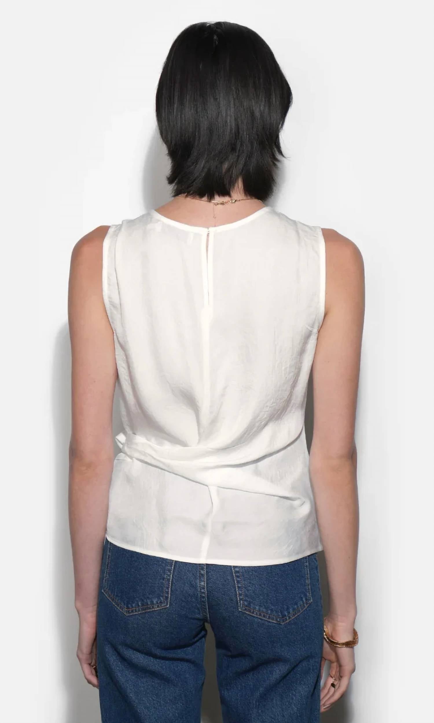 Greylin - Lola Sleeveless Side Tie Blouse