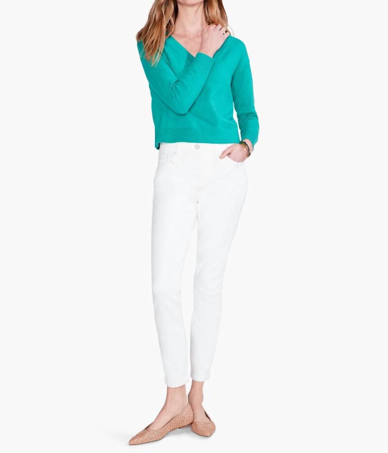 Nic + Zoe - Shorty V Sweater