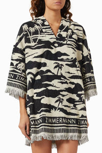 Zimmermann - Maxine Hooded Toweling Dress